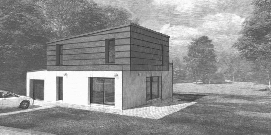 Maisons CARON - /images/projetsavant livraison projet extension maison moderne thorigne fouillard 35